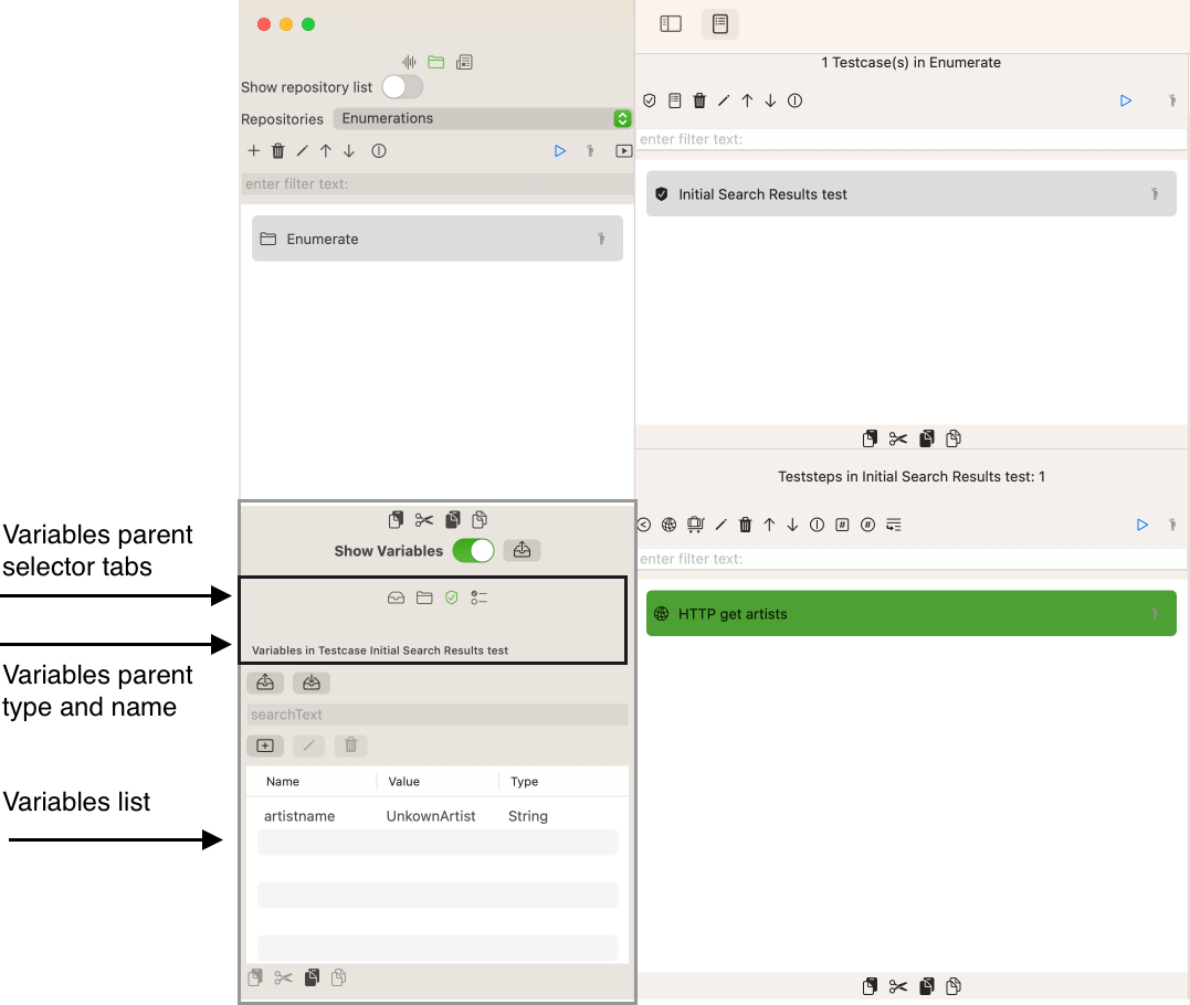 variables overview